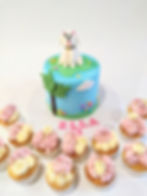 Birthday Cake - Puppy Cake with Cupcakes