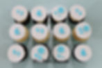 Cupcakes - Baby Shower Little Feet Flowe