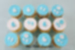 Cupcakes - Baby Shower Little Feet Flowe