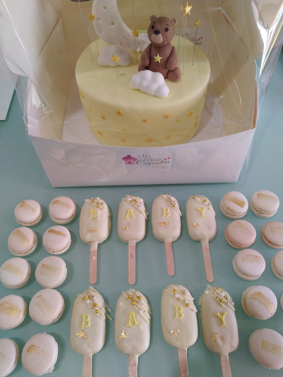 Birthday Cake - Baby Shower Over The Moon Cake