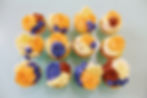 Cupcakes Floral - Orange Sunset