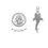 Thumbnail: Large Oboriginal Whale Shark Silver Pendant By DiveSilver