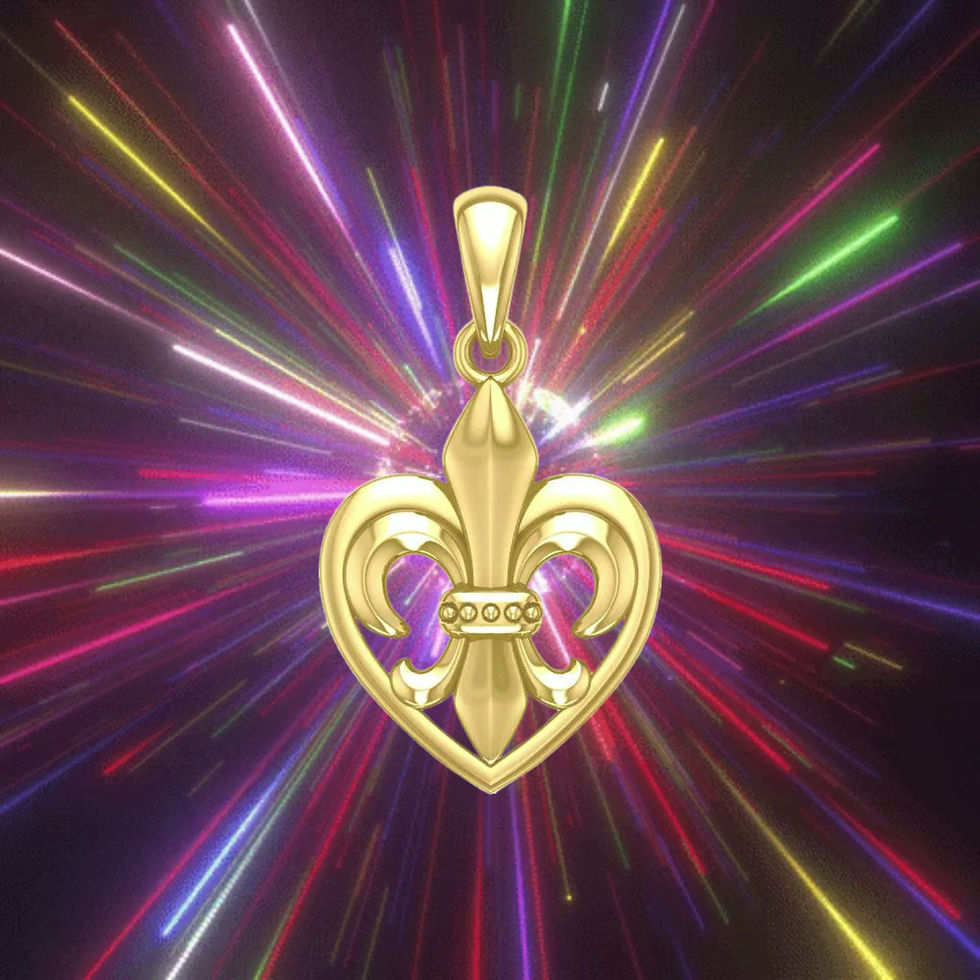 Thumbnail: Fleur-de-Lis and and Celtic Cross GPD6068