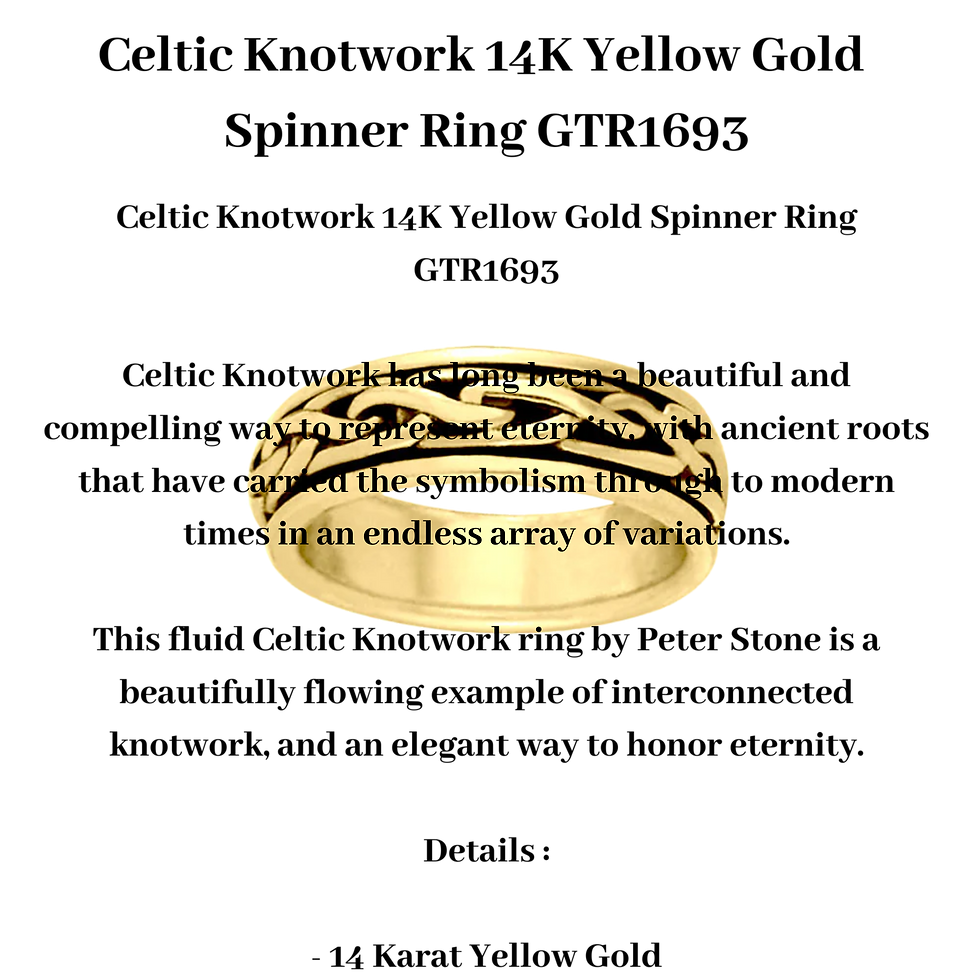 Thumbnail: Gold ring with intricate engraved pattern and partially visible text.
