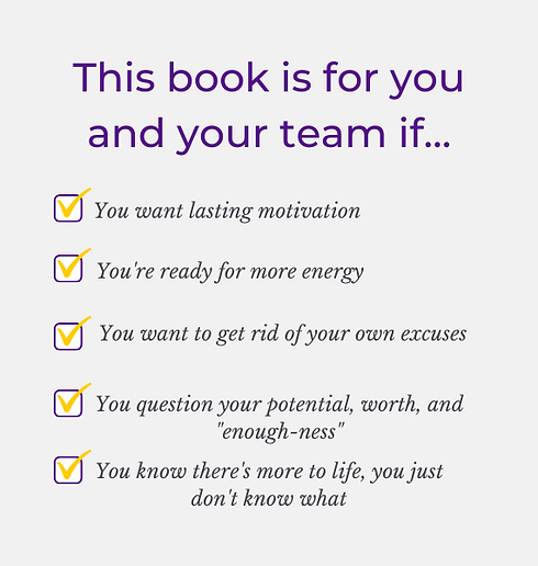 This book is for you or your team if....