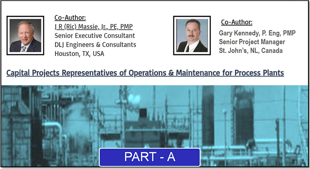 Operations Plant Project Capital Projects Representatives of Operations & Maintenance for ...
