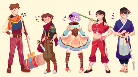 Original Character Lineup