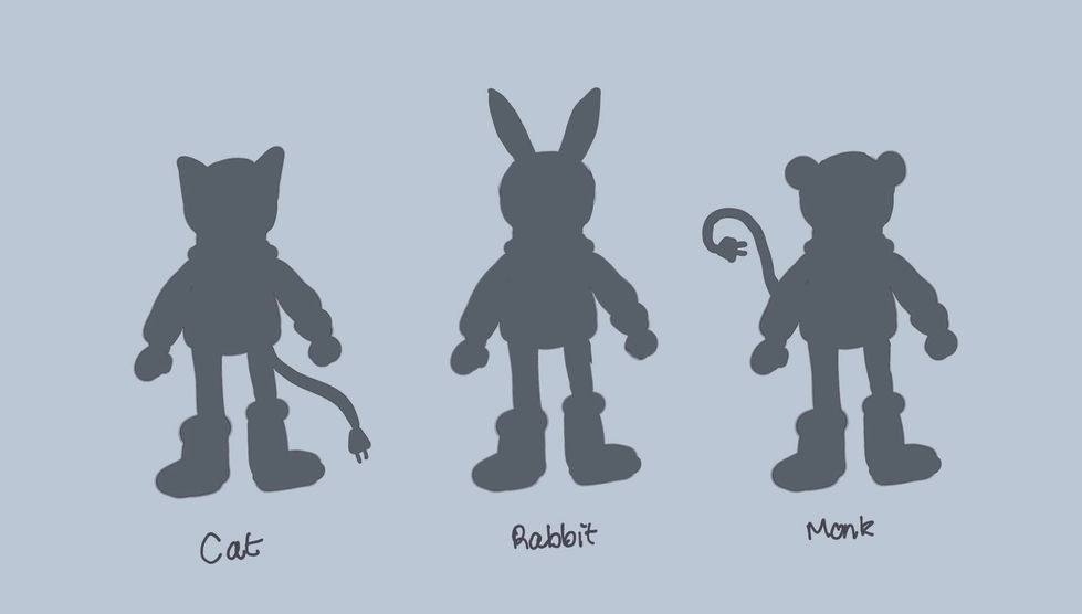 Silhouette sketches