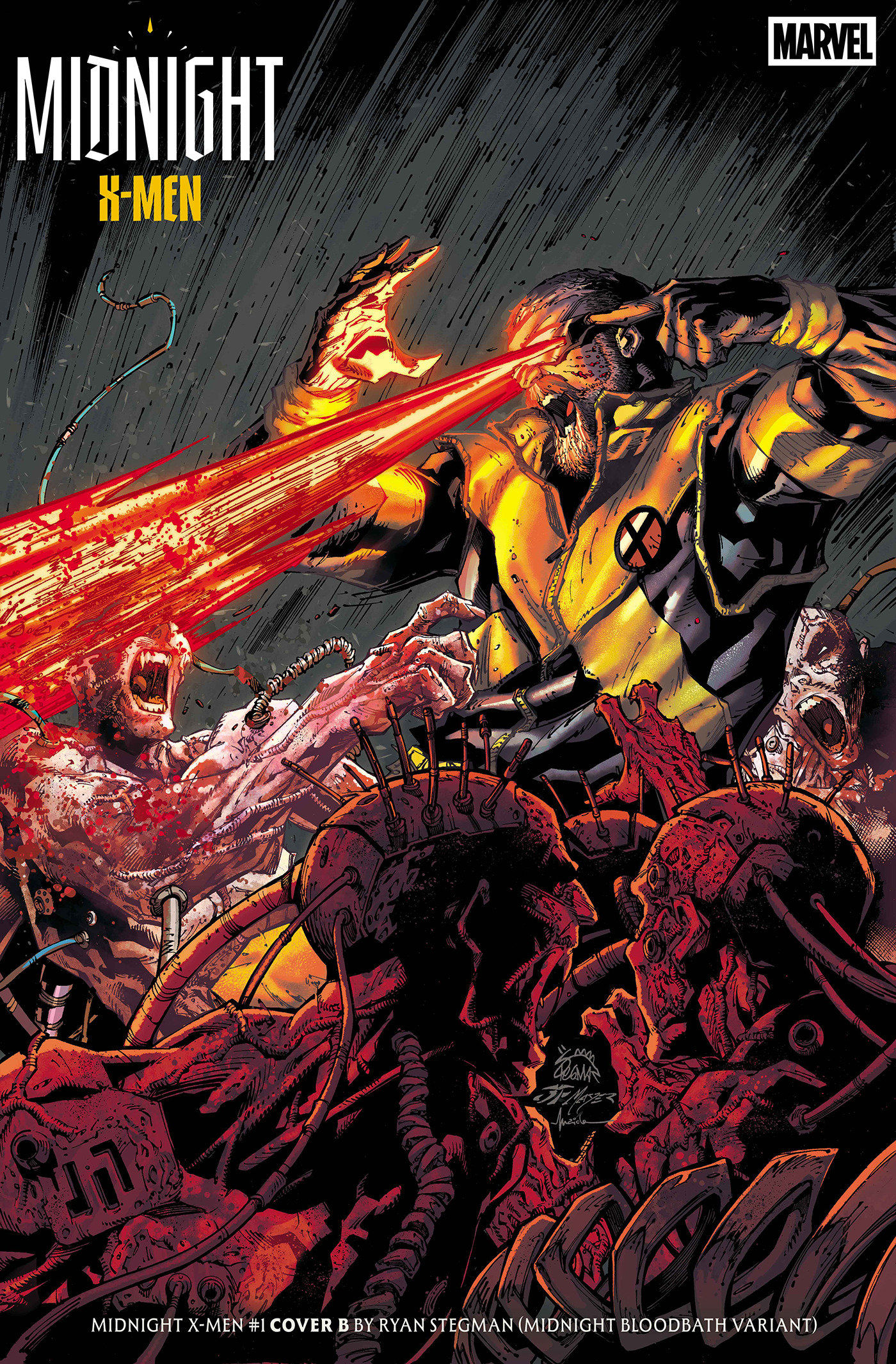 MIDNIGHT X-MEN #1 COVER B RYAN STEGMAN MIDNIGHT BLOODBATH VARIANT