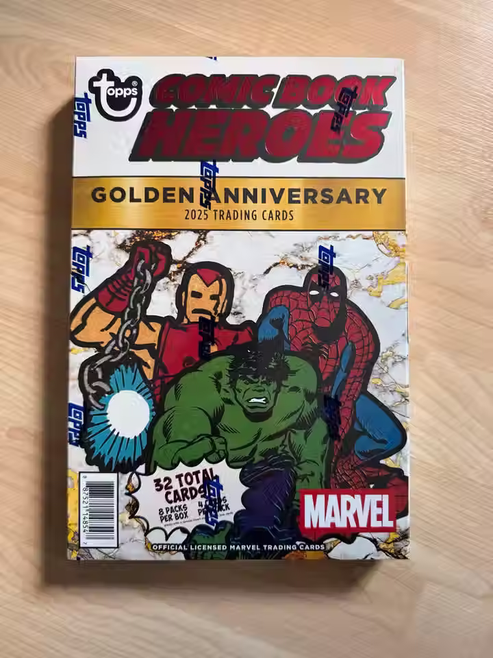 2025 Topps Marvel Comic Book Heroes 1975 Golden Anniversary hobby box