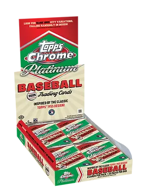2025 Topps Chrome® Platinum Baseball - Hobby Box