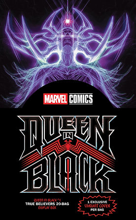 QUEEN IN BLACK #1 TRUE BELIEVERS 20-BAG DISPLAY BOX