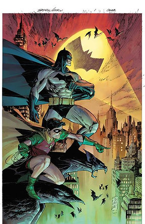 BATMAN & ROBIN YEAR ONE DYNAMIC DUOS #1 (OF 12) CVR B MARC SILVESTRI CARD STOCK