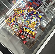 Pokémon Scarlet & Violet: Surging Sparks – Booster Pack (8 Cards) – $8 Each