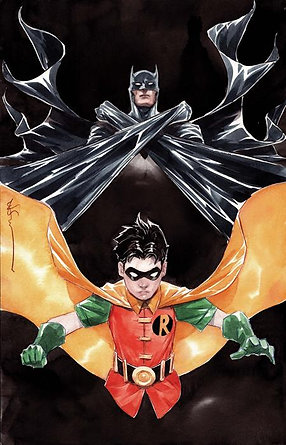 BATMAN & ROBIN YEAR ONE DYNAMIC DUOS #1 (OF 12) CVR C DUSTIN NGUYEN CARD STOCK