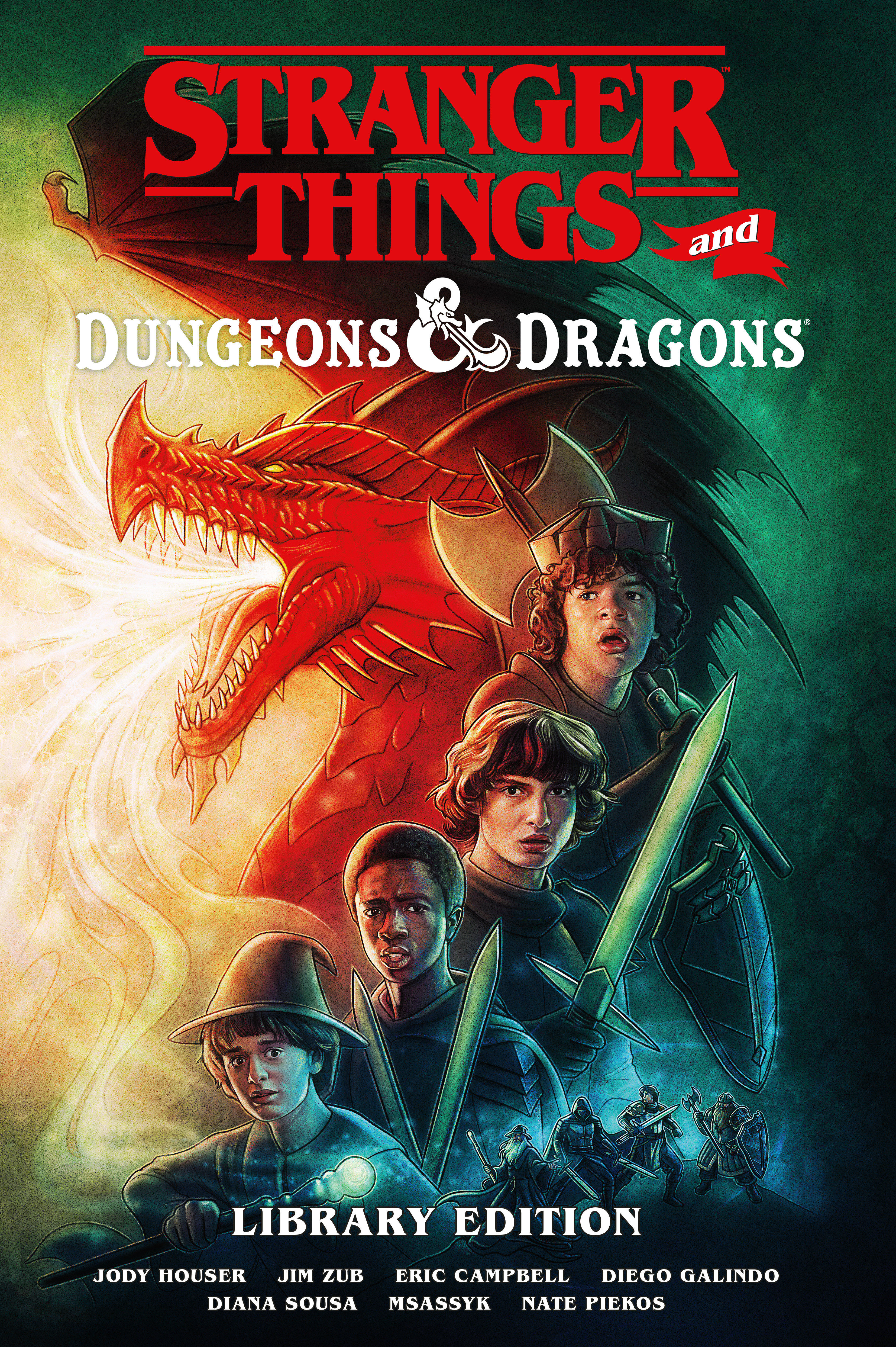 Stranger Things and Dungeons & Dragons Library Edition