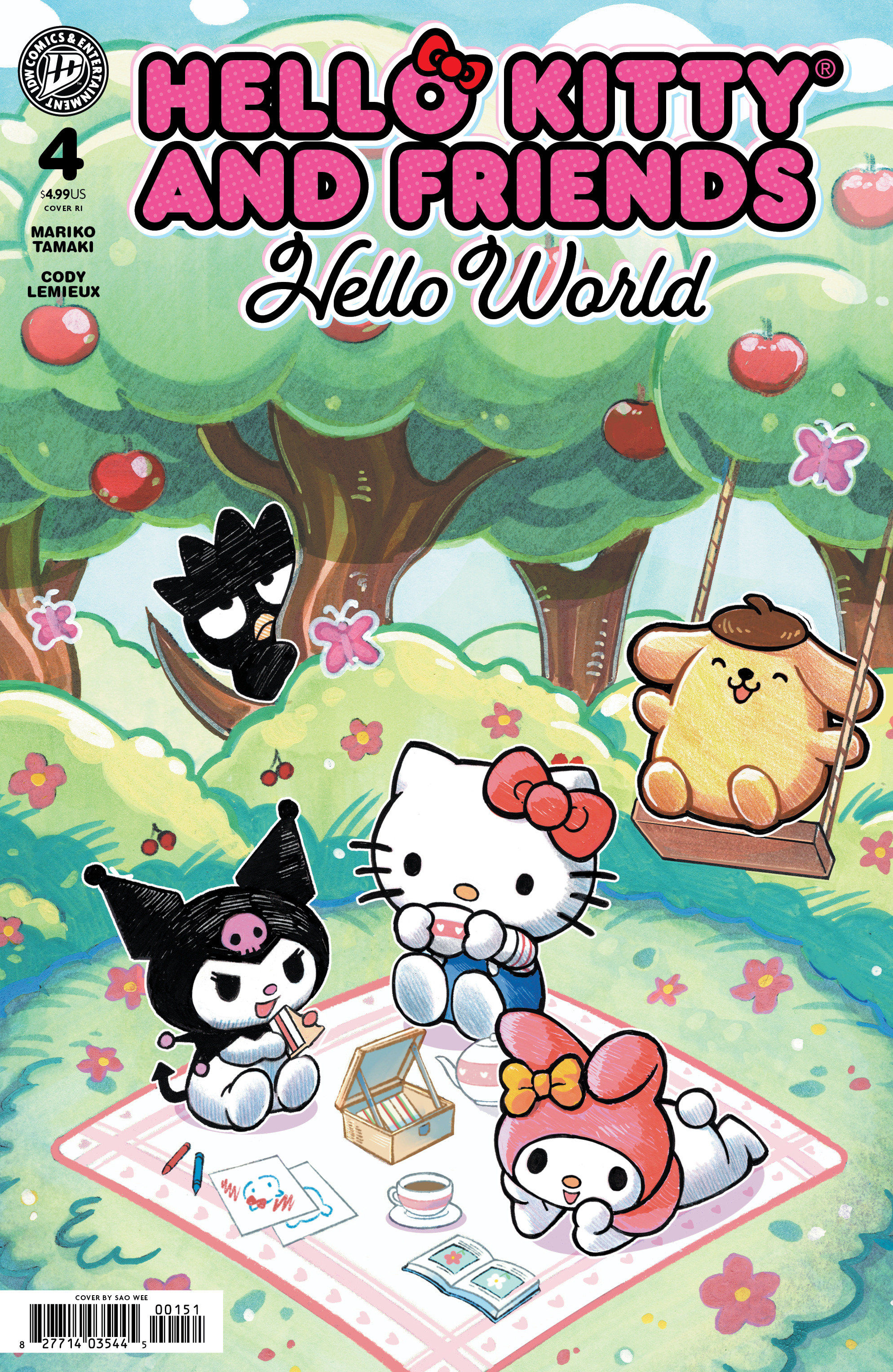 HELLO KITTY AND FRIENDS: HELLO WORLD! #4 11-bk bundle (5A,5B)+1:10