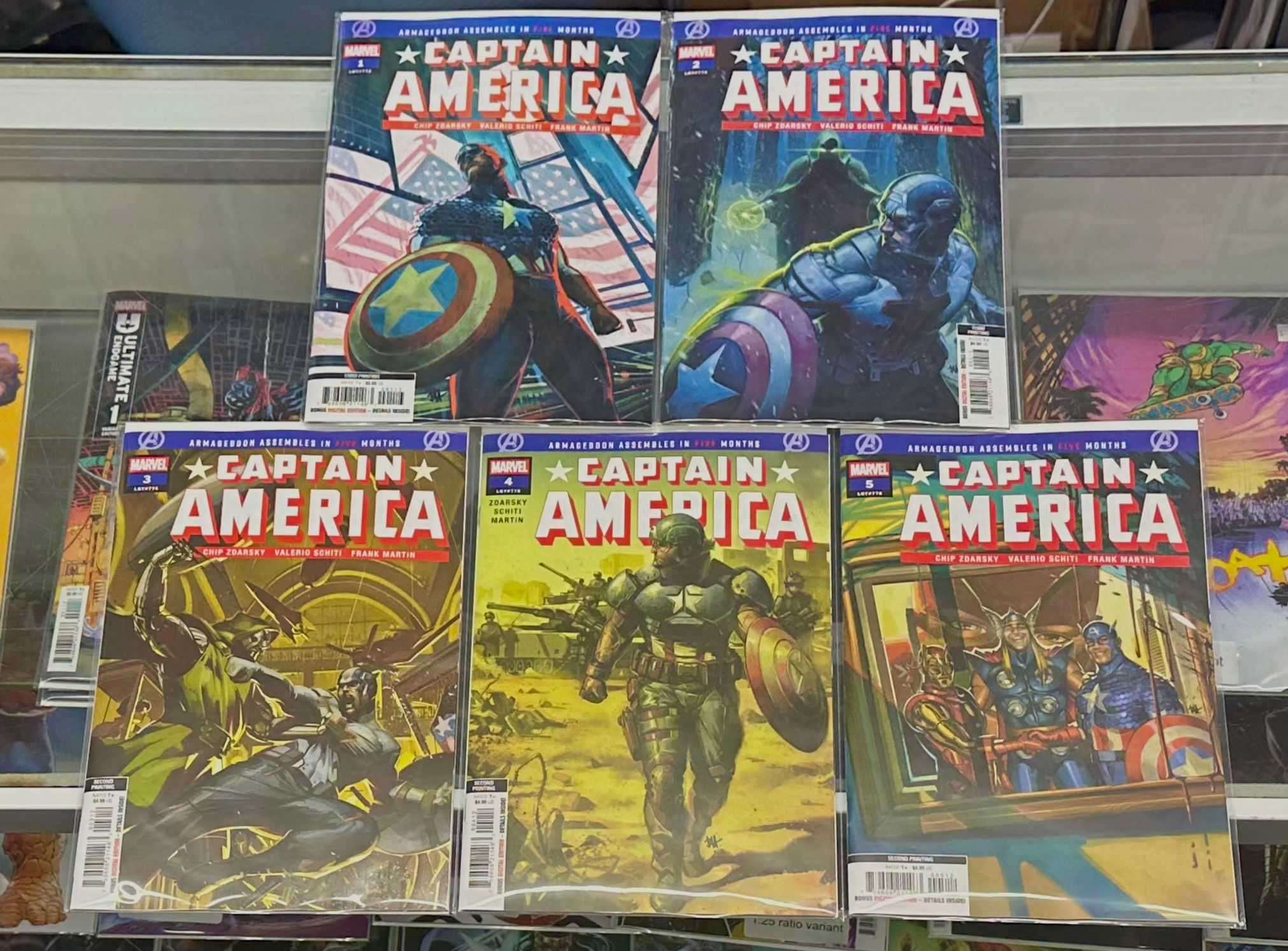 Captain America Harvey variants reader pack #1-5