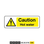 Caution, Hot water