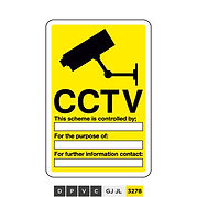 CCTV, This scheme is controlled by (insert text) For the purpose of ...
