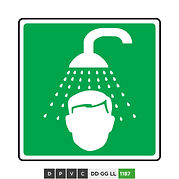 Emergency shower symbol