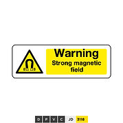 Warning, Strong magnetic field