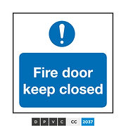 Fire door keep closed