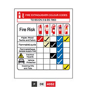 Fire Extinguisher Colour Codes, TO BS EN 3 & BS 7864