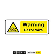 Warning, Razor wire