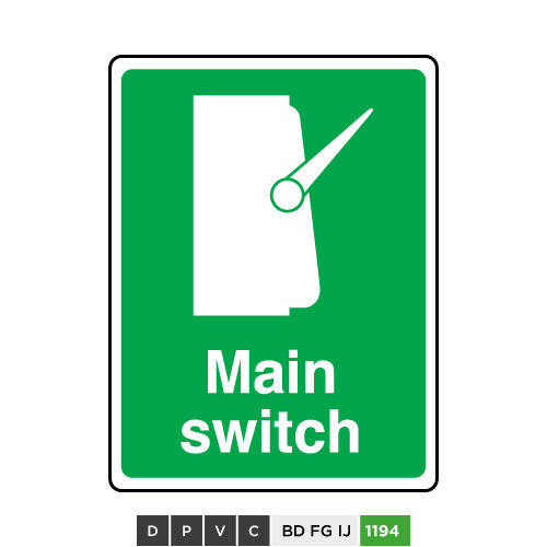 Main switch