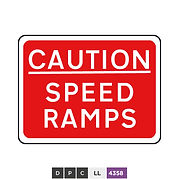 CAUTION, SPEED RAMPS