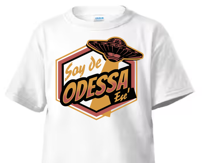 SOY DE ODESSA...ON A WHITE SHIRT.