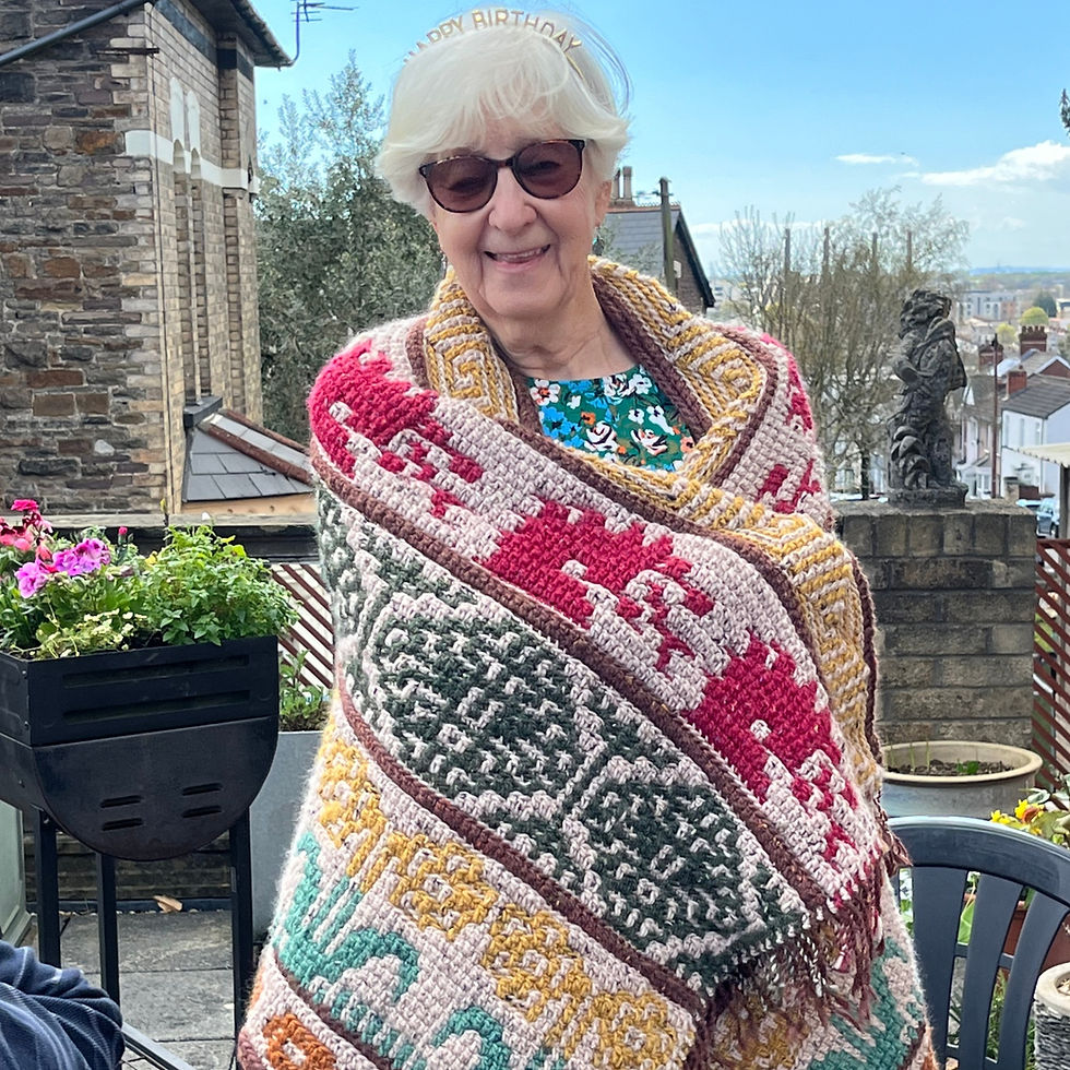 Thumbnail: Wrapped in a Cwtch - Crochet Pattern