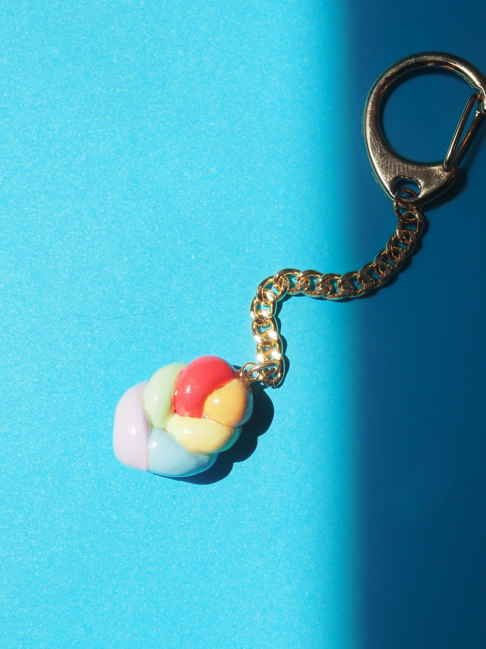 Thumbnail: LGBTQ+ Pride Challah Key Chain
