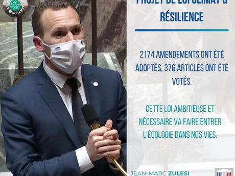 LOI CLIMAT : C'EST ADOPTÉ