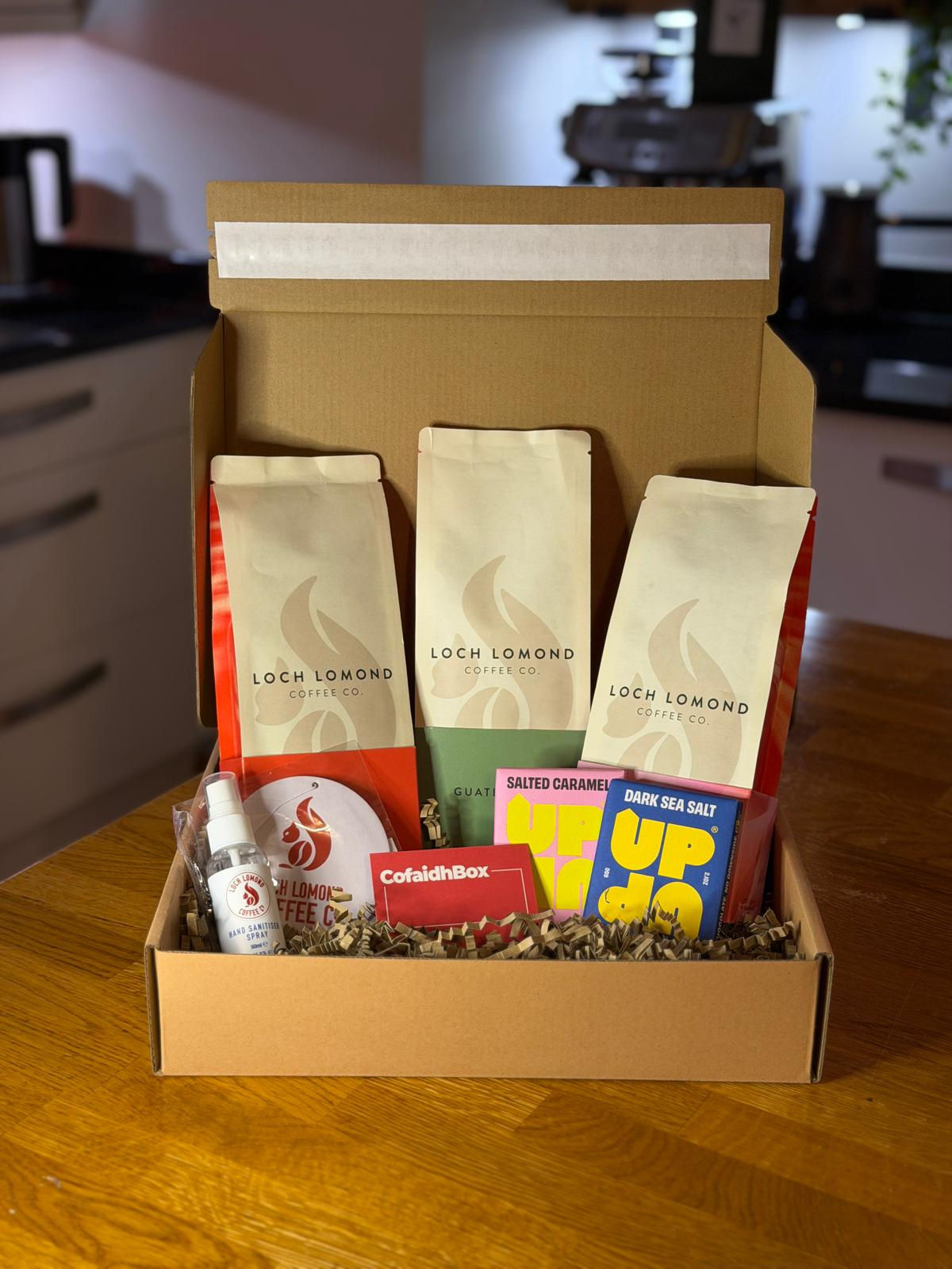 The Explorer Cofaidh Box (3x 250g Bags of Coffee)