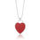 Miniature : Collier Cuore Rock Chaîne Boules en acier Argenté, Pendentifs "Cœur" Couleur
