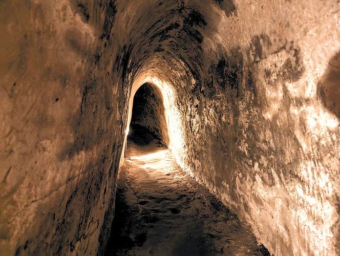 Picture of underground tunnels
