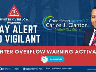 WINTER OVERFLOW WARNING ACTIVATED