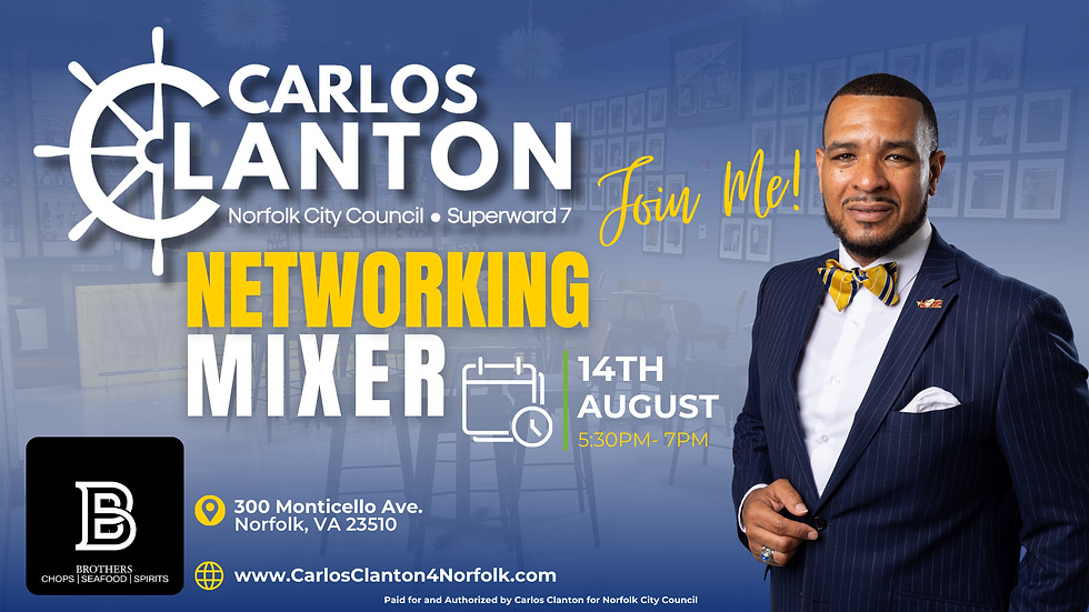 Clanton for City Council Networking Mixer
