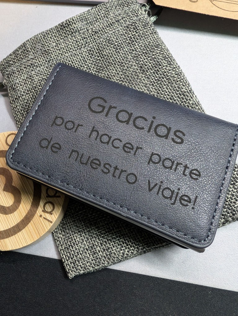 Miniatura: Carteira em couro c/ personalização