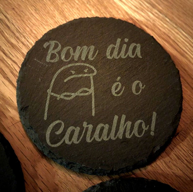 Miniatura: Bases para copos Bentô em ardósia
