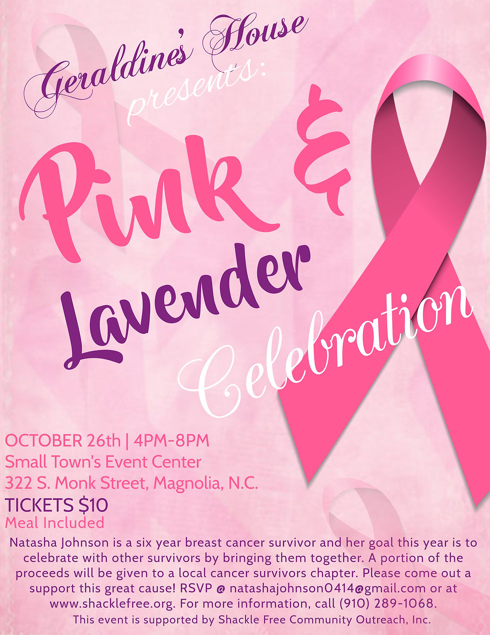 Geraldine's House Presents: A Pink & Lavender Celebration