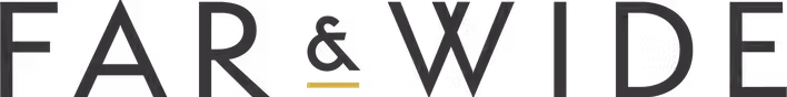 The logo for Far & Wide