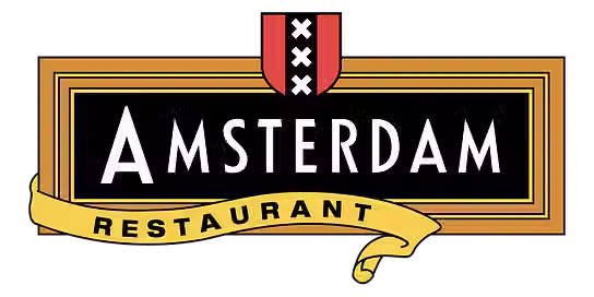 The logo for Amsterdam resturant