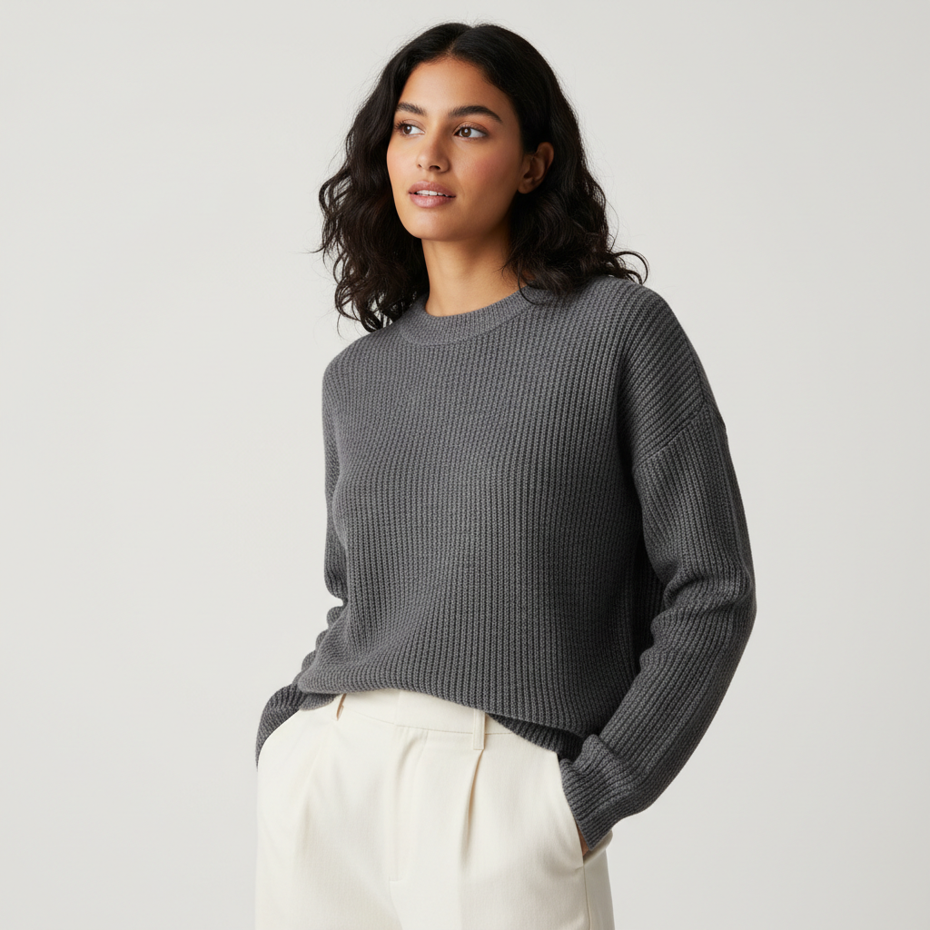 Textured Knit Sweater