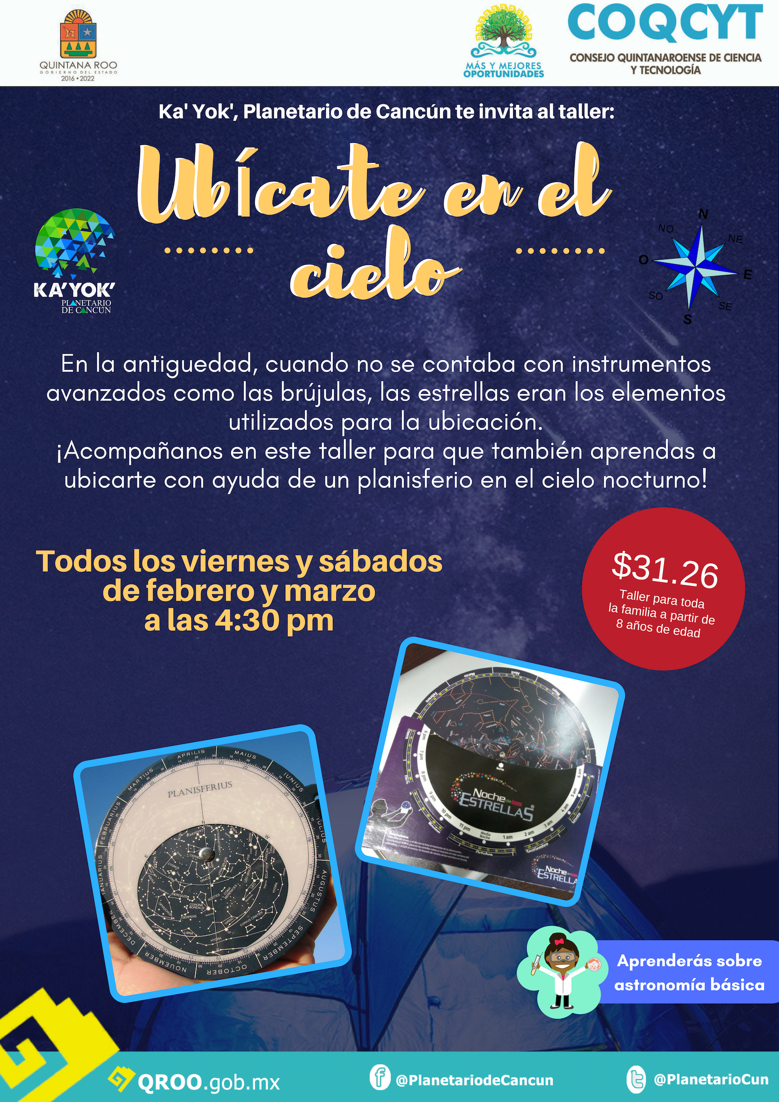 Taller: Ubícate en el Cielo