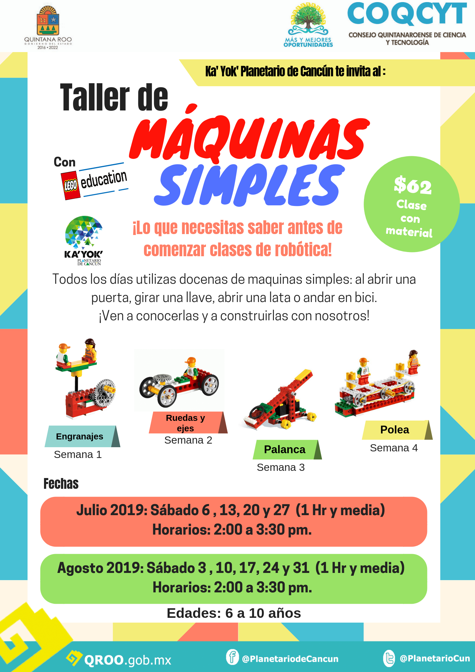 Taller:Máquinas Simples Jul-Ago 2019