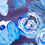 Miniatura: Small Abstract Painting "Floral Attraction" 24x24"