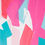 Miniatura: Large Abstract Painting "Spring Time Feeling" 36x36"